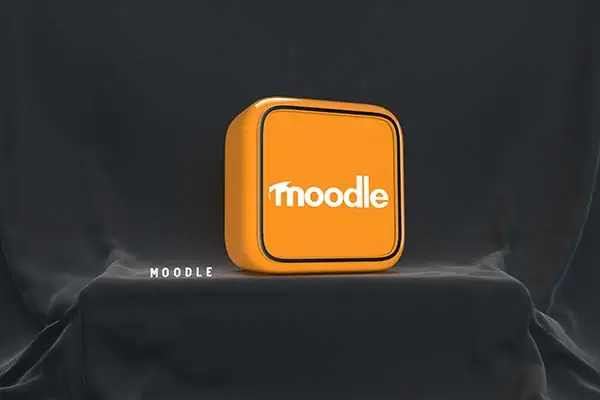 The Moodle logo.